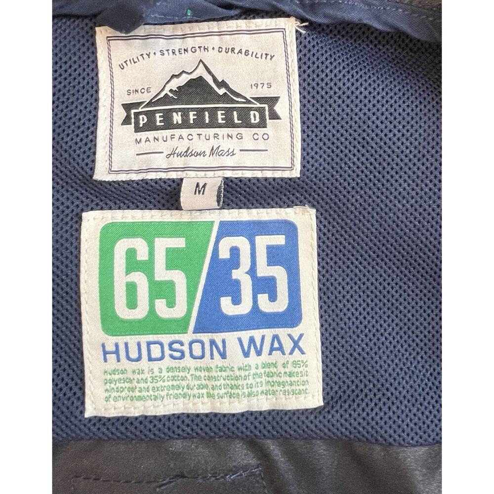 Penfield Blue Hudson Wax 65/35 Windproof Water Resistant Jacket Men’s Medium - Picture 7 of 12